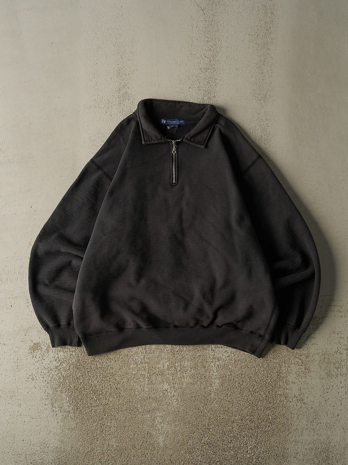 Vintage 09' Faded Black Dunmore Memorial Embroidered Quarter Zip (XL/XXL)