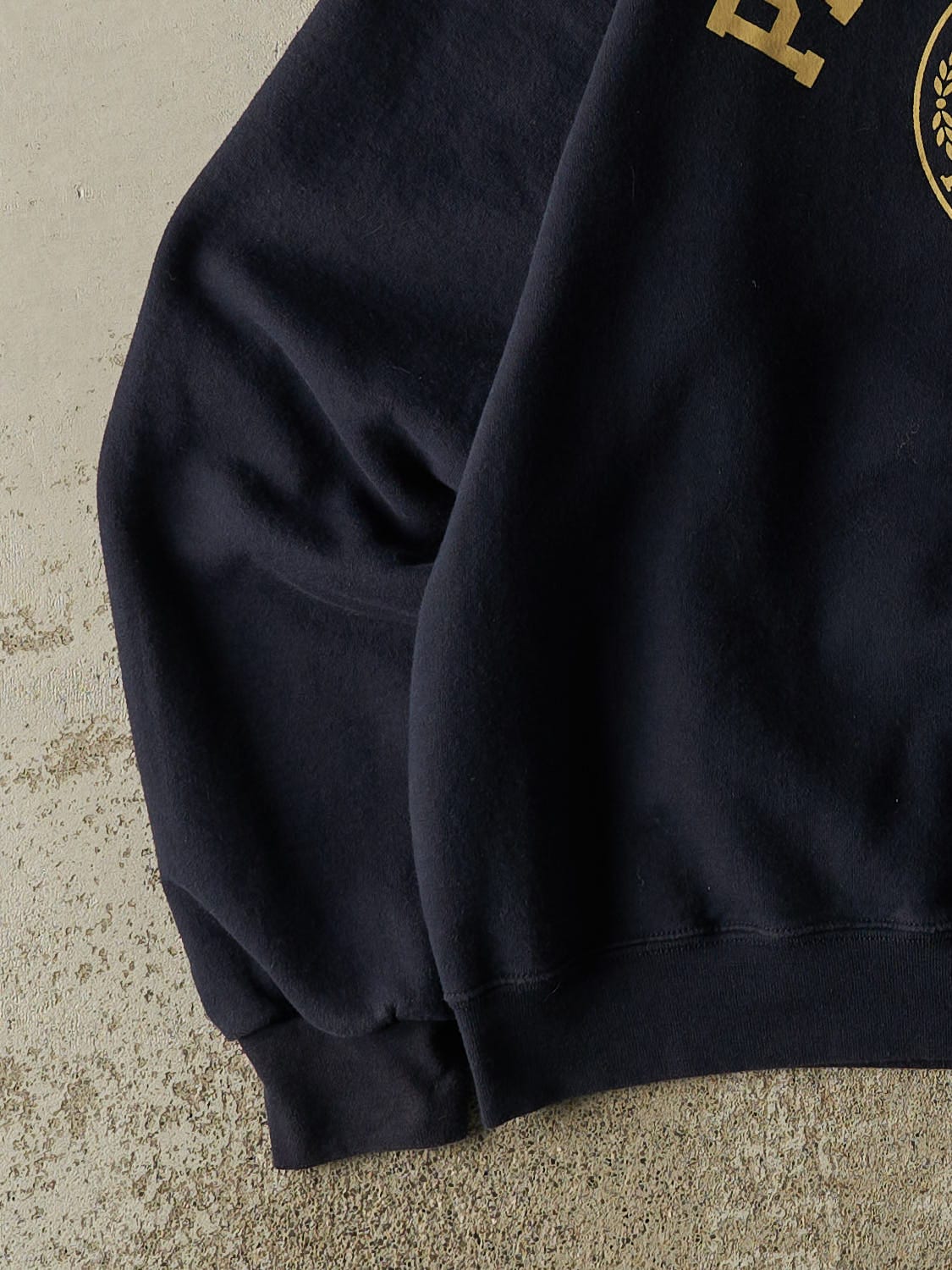 Vintage Y2K Navy Blue University of Pittsburgh Champion Crewneck (M/L)