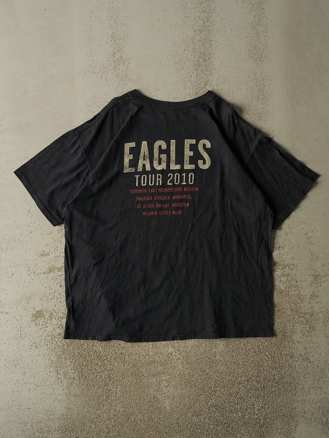 Vintage 10' Black The Eagles "Hotel California" Band Tee (XL/XXL)