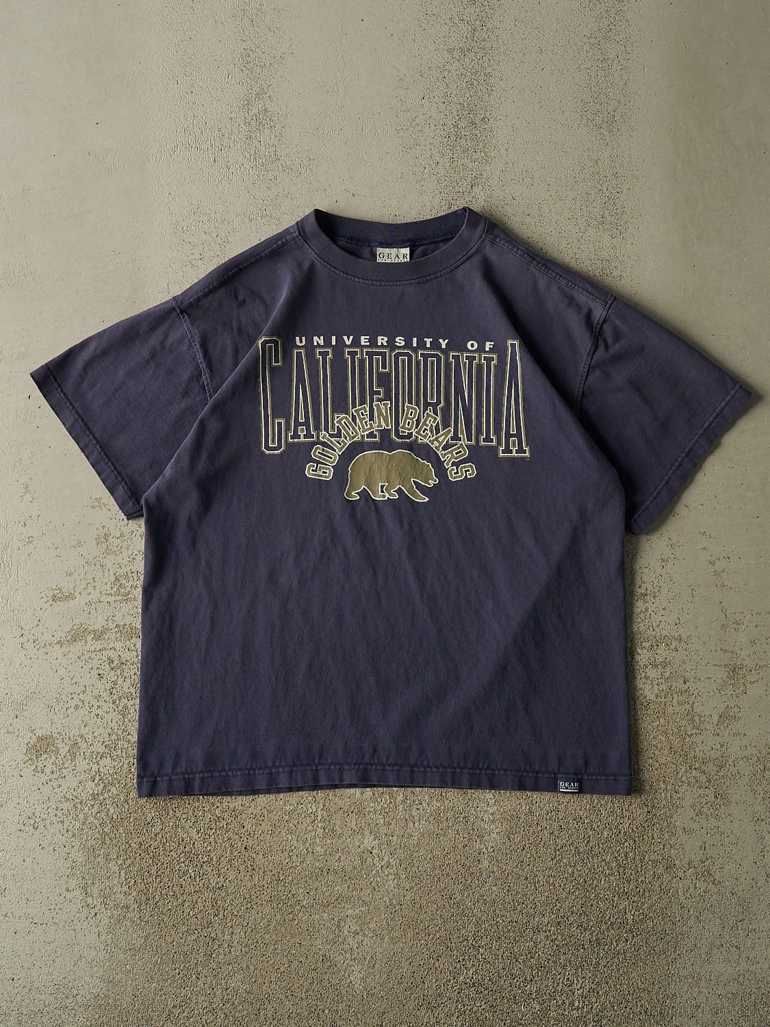 Vintage 90s Navy Blue University of California Golden Bears Tee (L/XL)