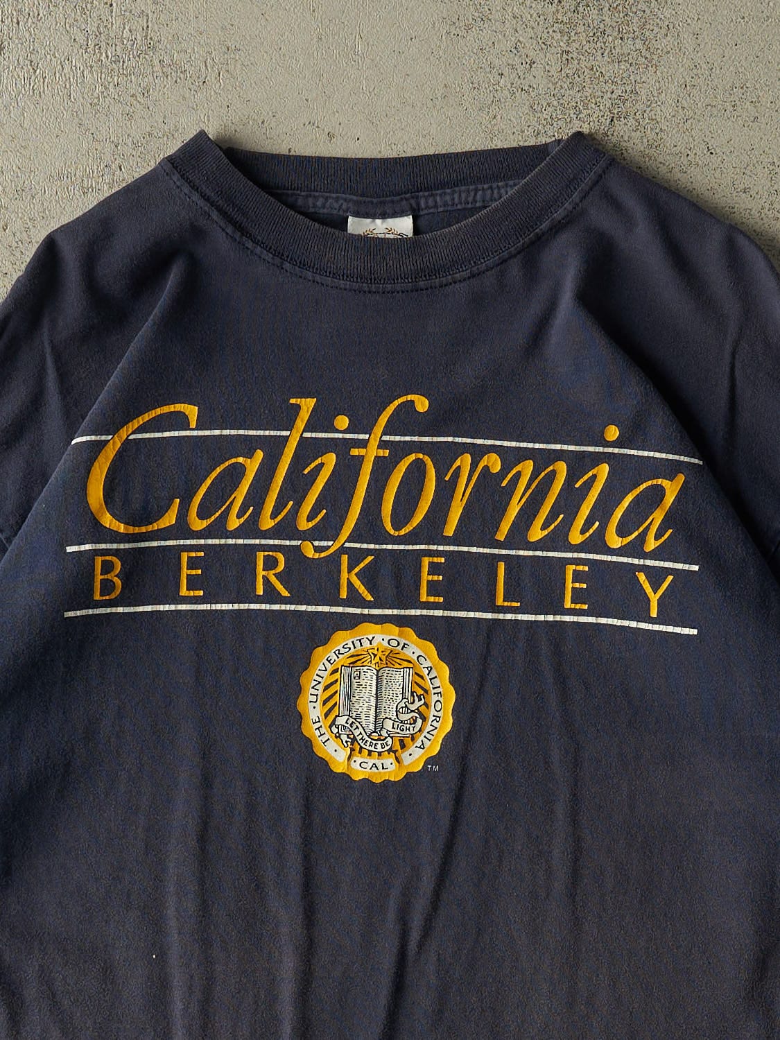 Vintage 90s Navy Blue University of California Berkeley Tee (XL/XXL)