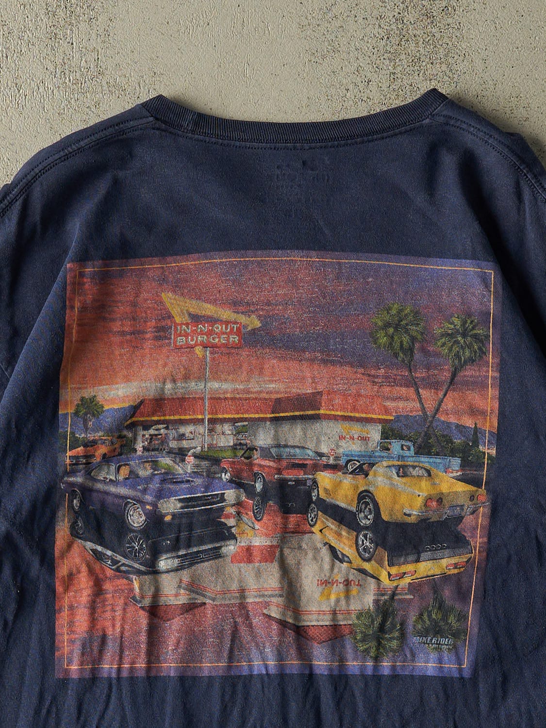 Vintage Y2K Navy Blue In 'N' Out Burger Arizona Tee (L/XL)