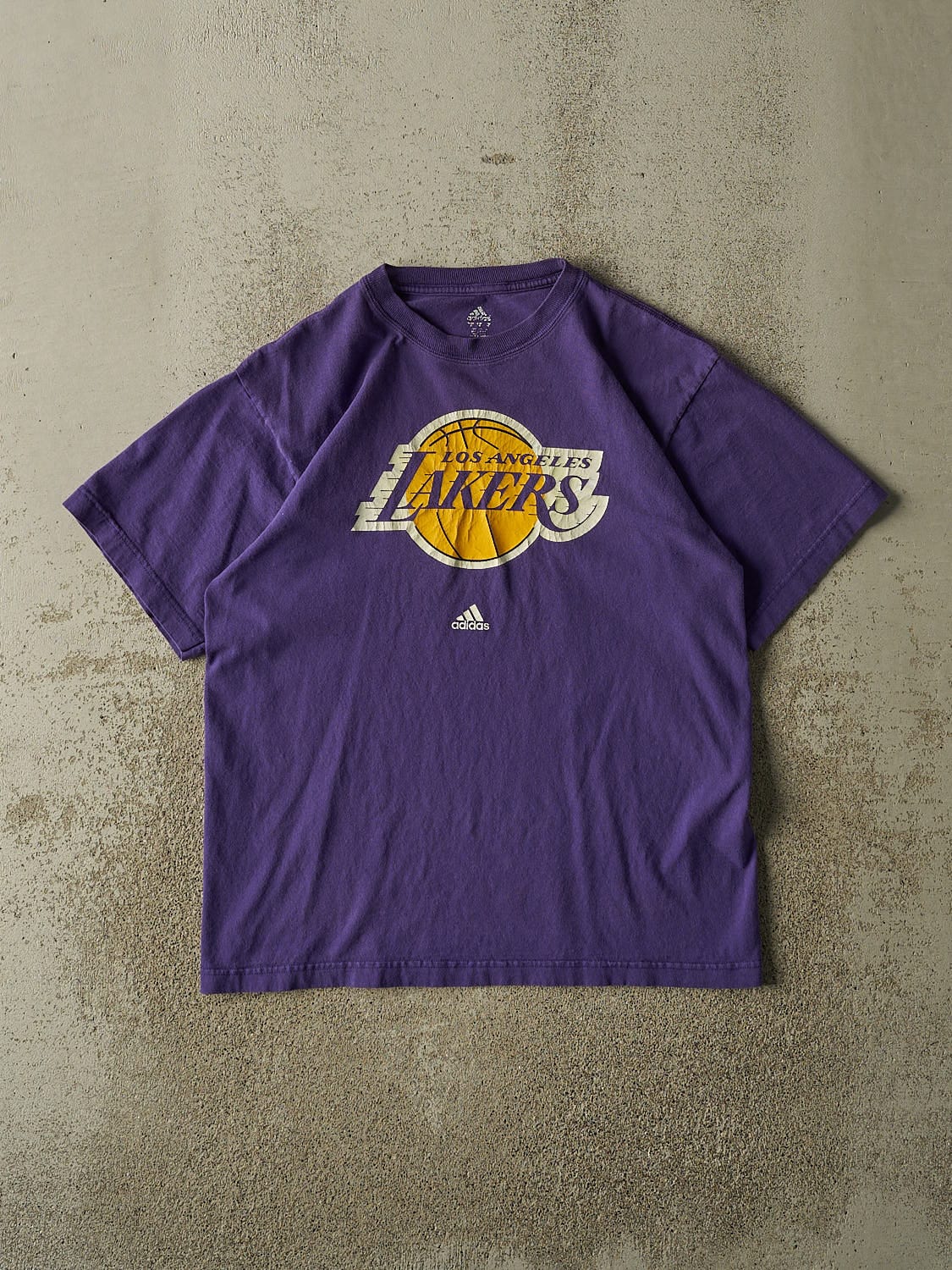 Vintage Y2K Purple Los Angeles Lakers Tee (M/L)