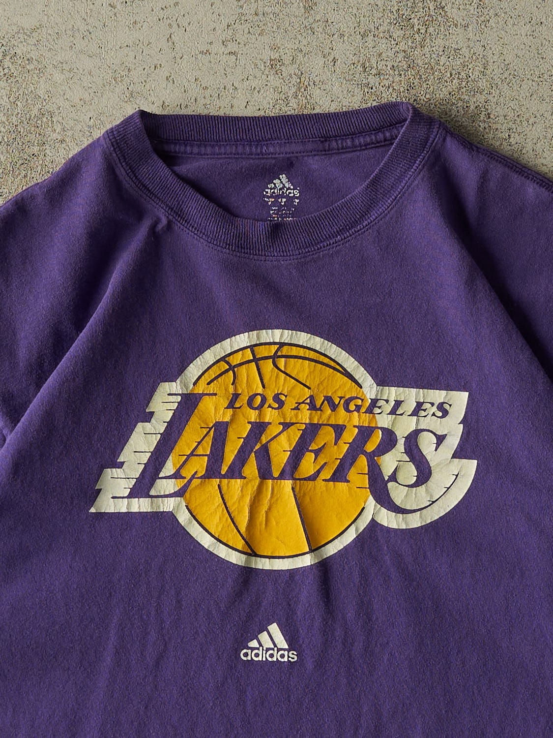 Vintage Y2K Purple Los Angeles Lakers Tee (M/L)