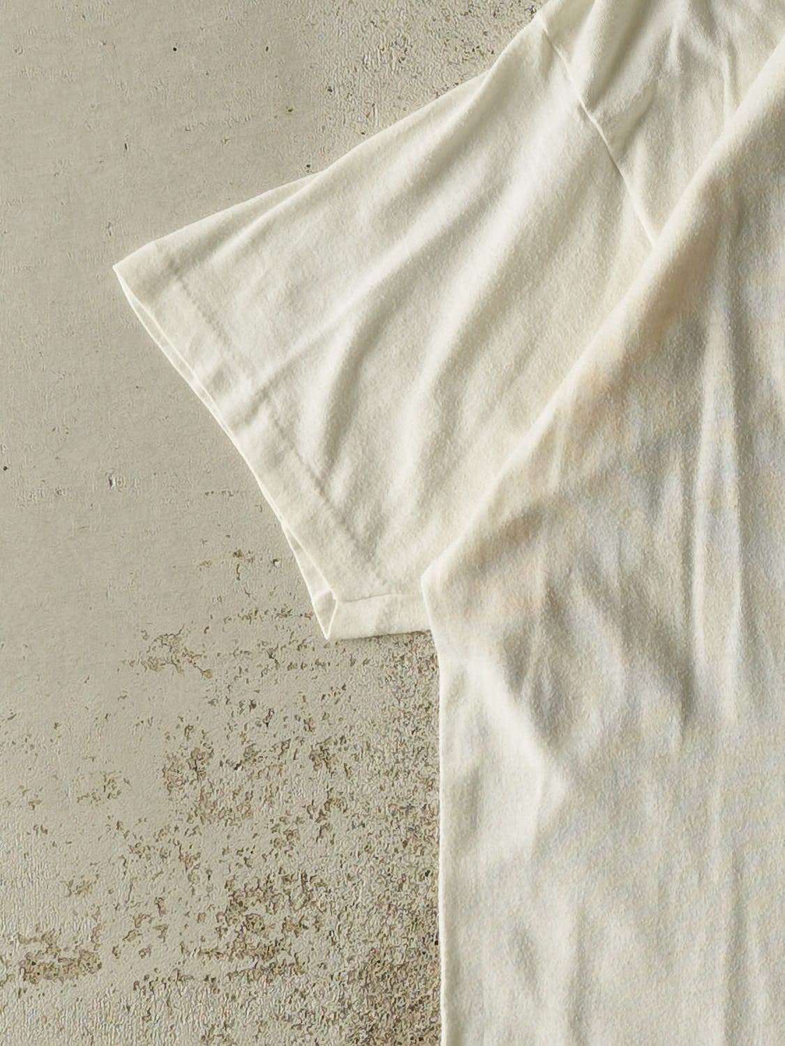 Vintage 80s White Hard Rock Cafe San Fransisco Single Stitch Tee (M/L)