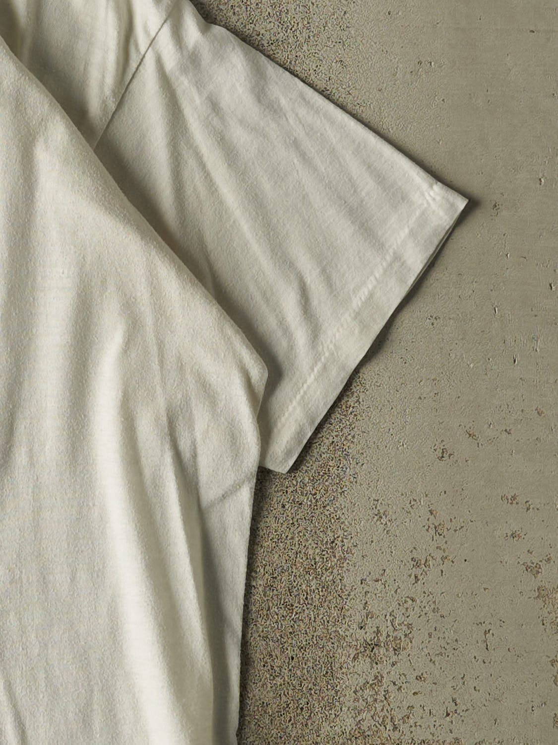 Vintage 80s White Hard Rock Cafe San Fransisco Single Stitch Tee (M/L)