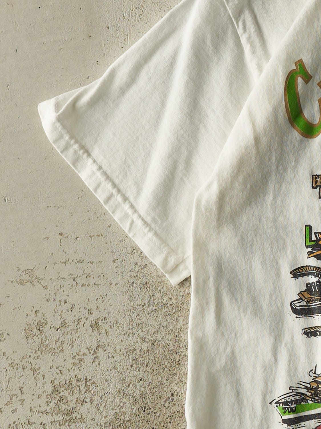 Vintage Y2K White California Tourism Tee (S/M)