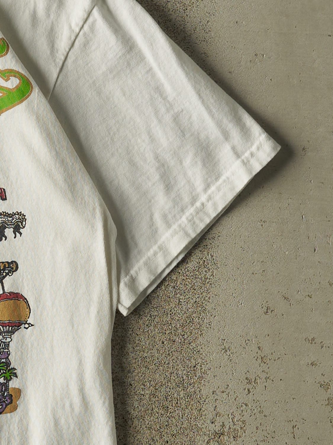 Vintage Y2K White California Tourism Tee (S/M)