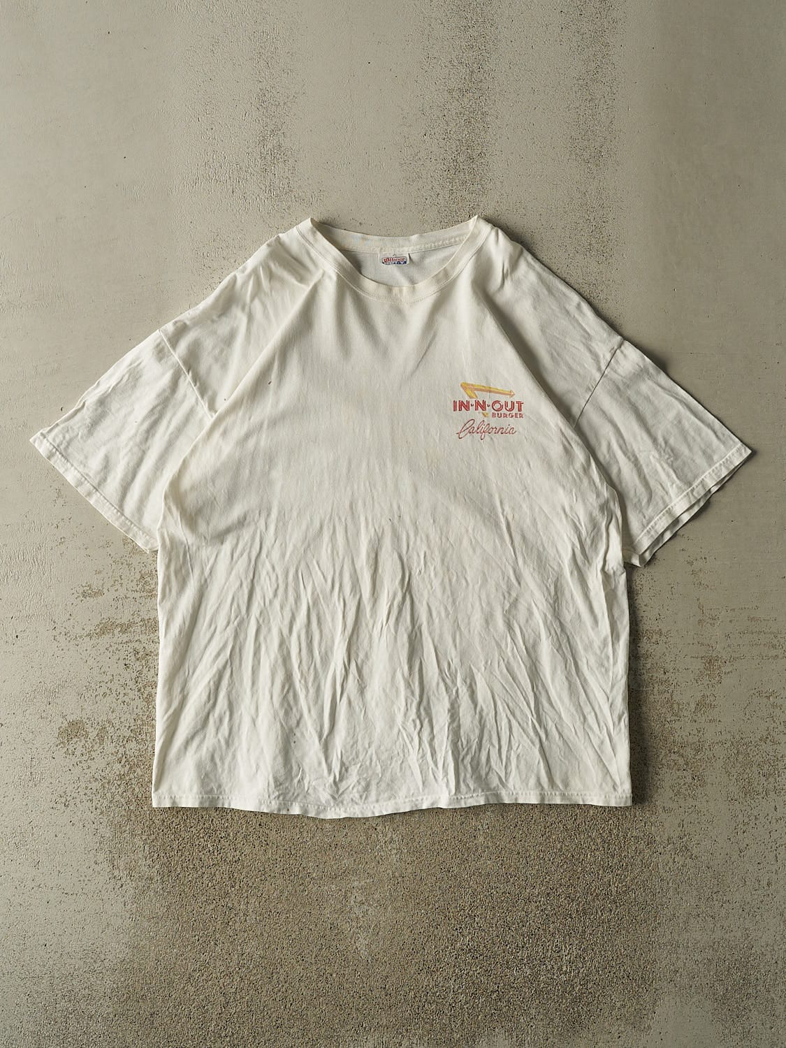 Vintage 00' White In 'N' Out Burger California Tee (XL/XXL)
