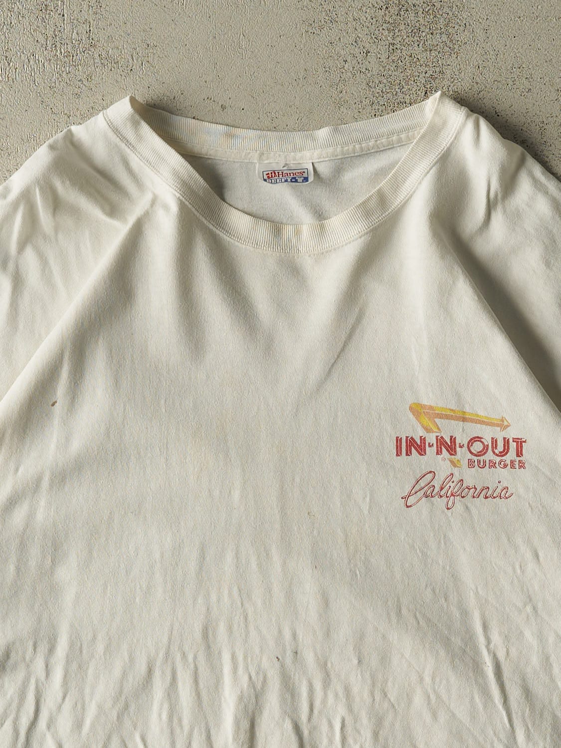Vintage 00' White In 'N' Out Burger California Tee (XL/XXL)