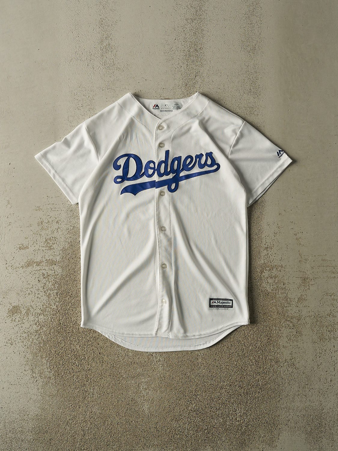 Vintage Y2K White LA Dodgers #66 Yasiel Puig Jersey (S/M)