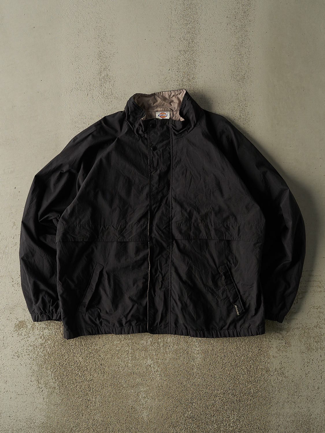 Vintage 90s Black Dickies Windbreaker Jacket (L/XL)