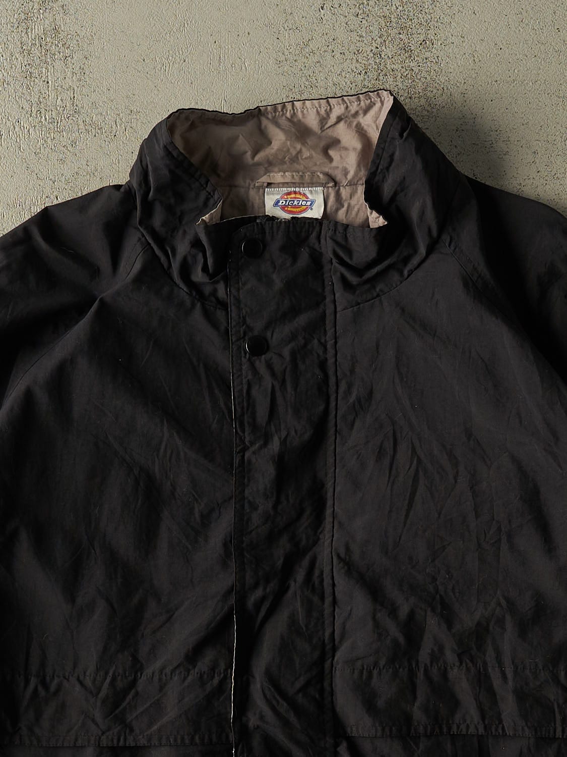 Vintage 90s Black Dickies Windbreaker Jacket (L/XL)