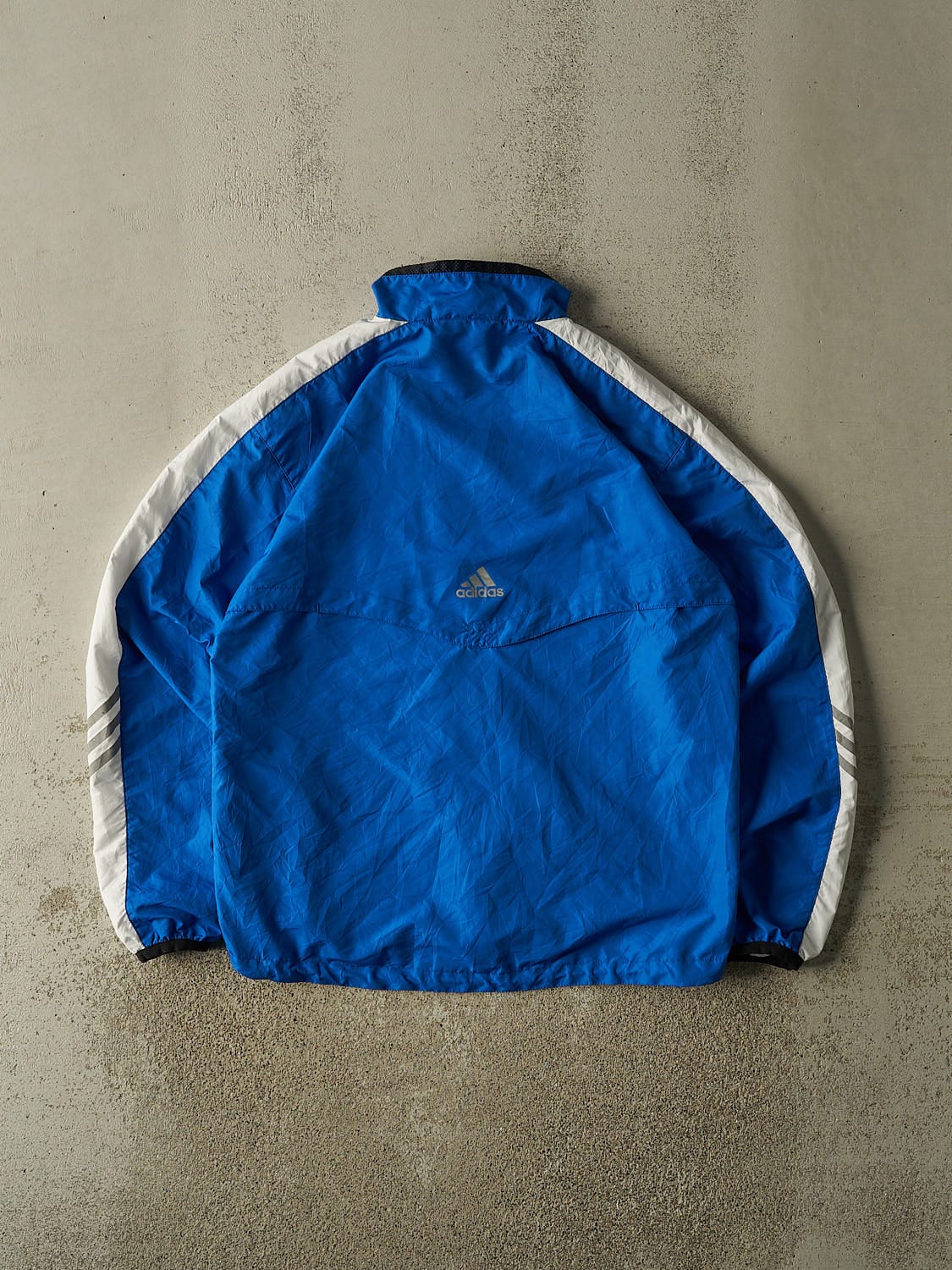 Vintage 99' Blue Adidas Steamboat Windbreaker Jacket (L/XL)
