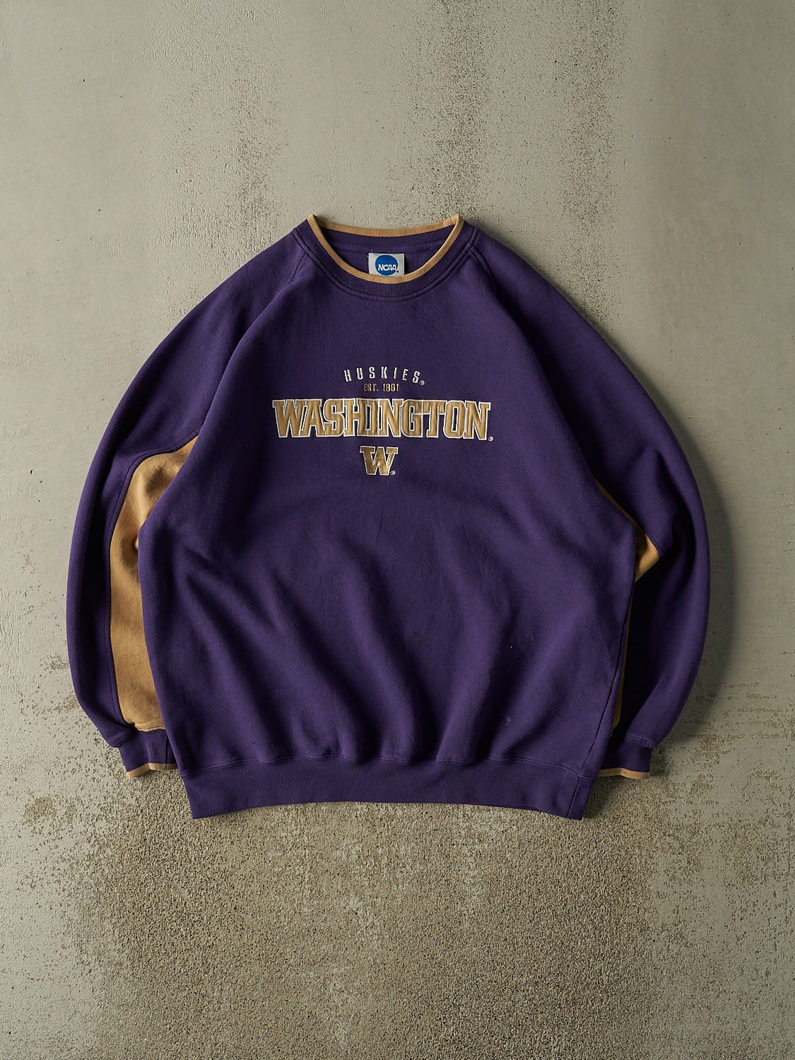 Vintage Y2K Purple University of Washington Huskies Crewneck (XXL)