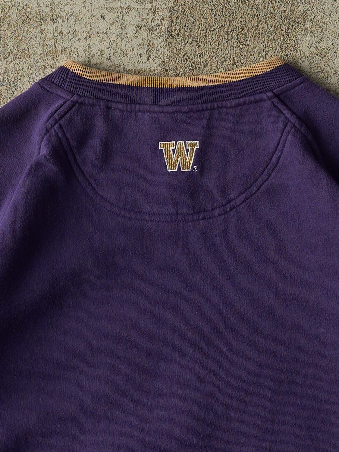Vintage Y2K Purple University of Washington Huskies Crewneck (XXL)