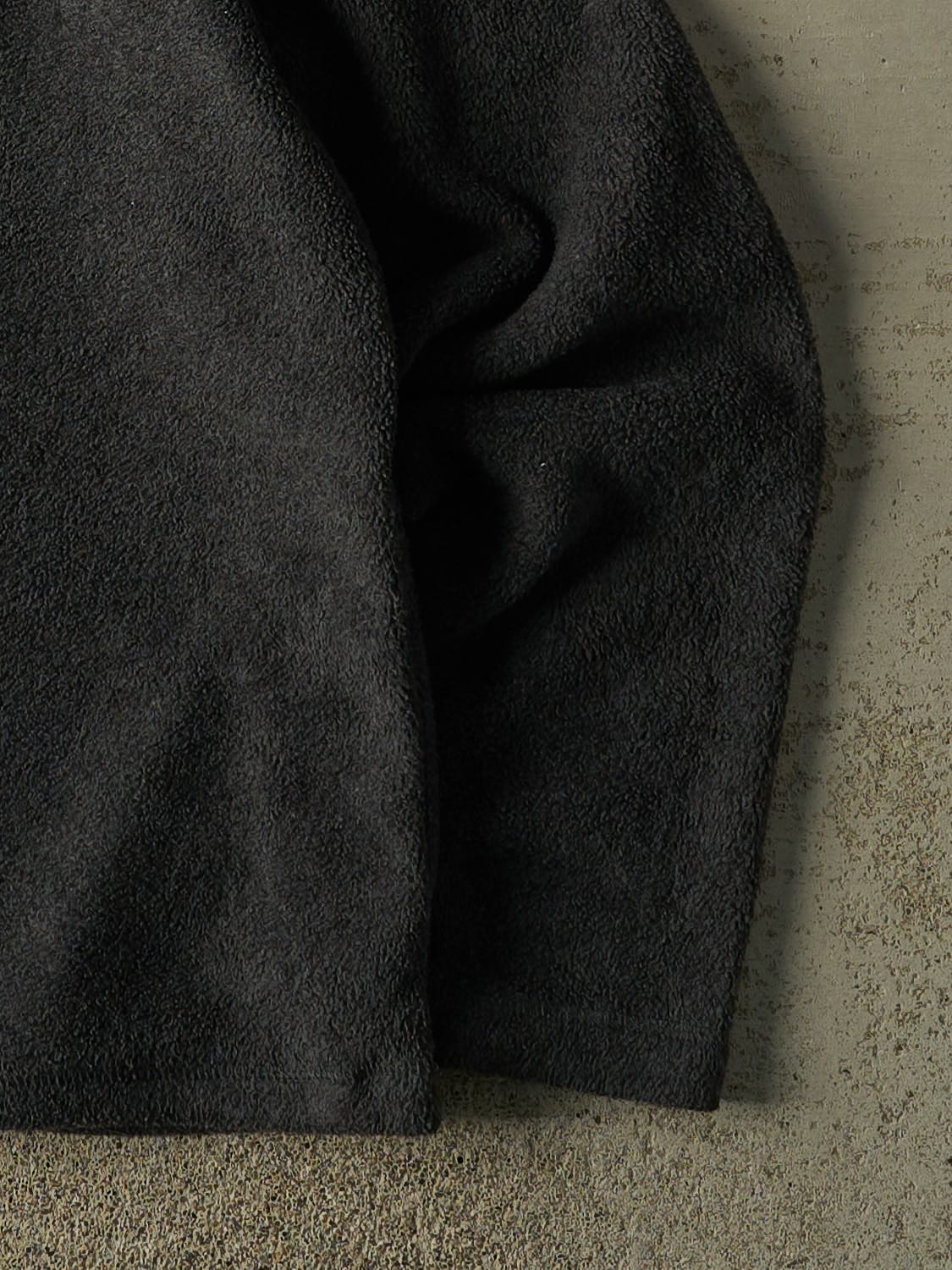 Vintage 90s Charcoal Grey Old Navy Quarter Zip Fleece (M/L)