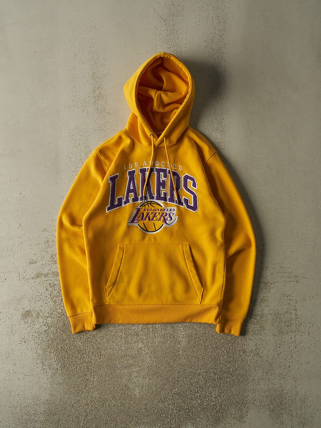 Vintage Y2K Yellow Los Angeles Lakers Hoodie (M/L)