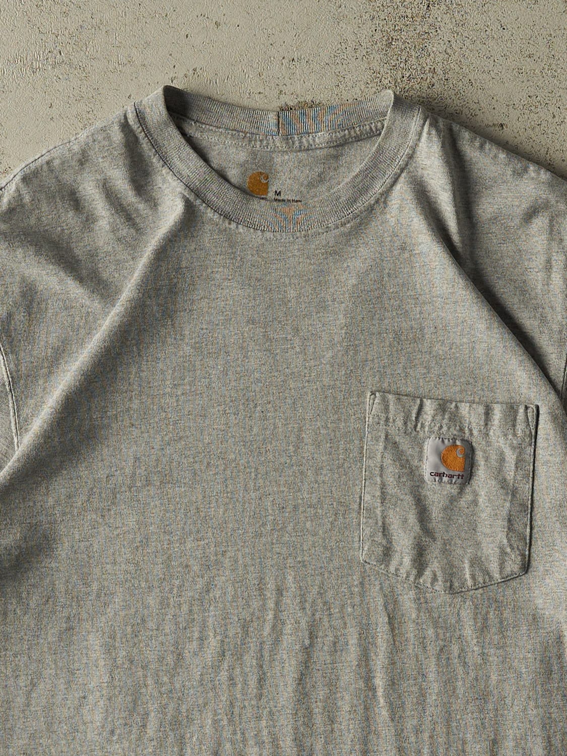 Vintage Y2K Grey Carhartt Pocket Tee (M/L)