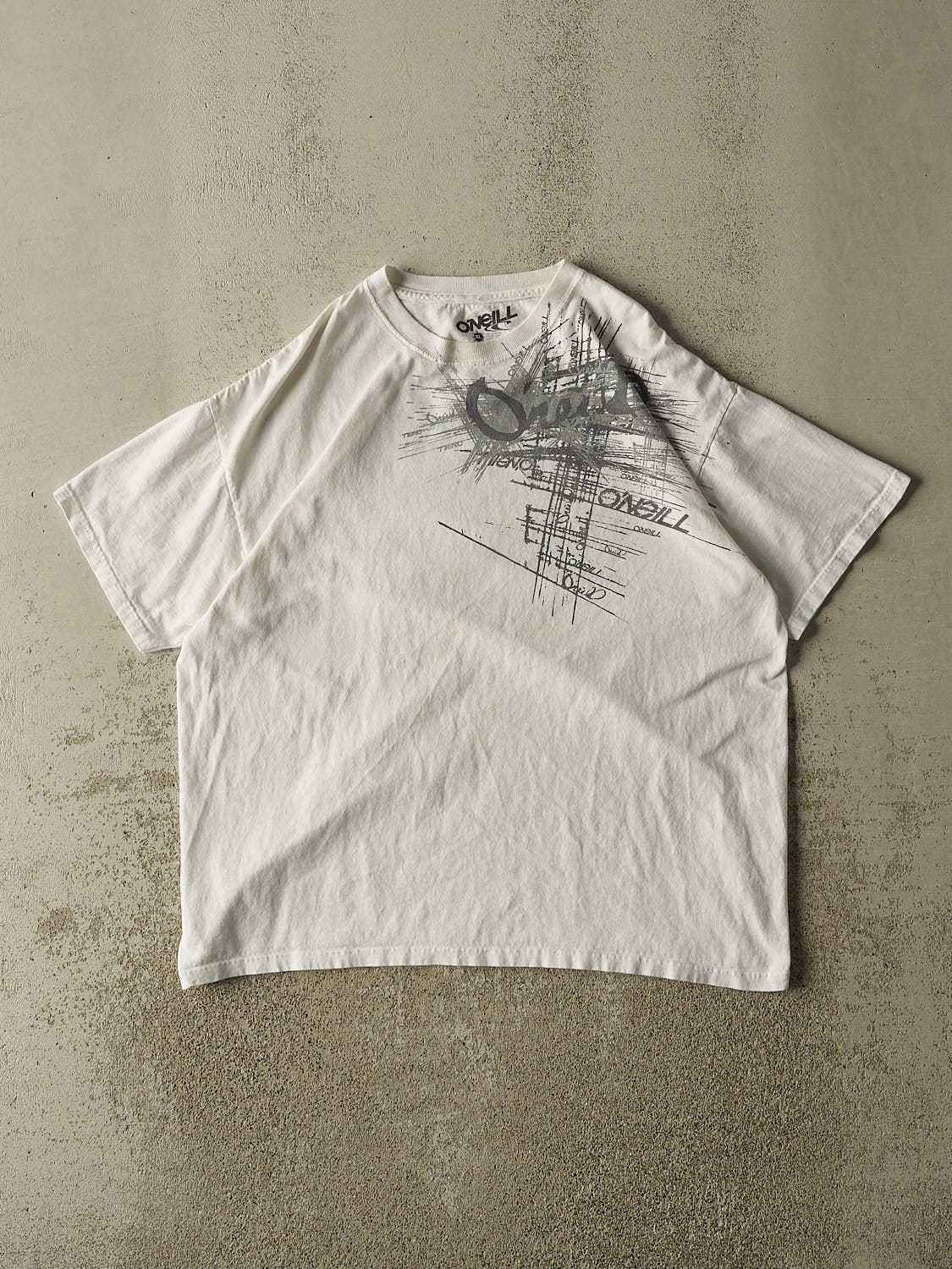 Vintage Y2K White O'Neill Tee (L)