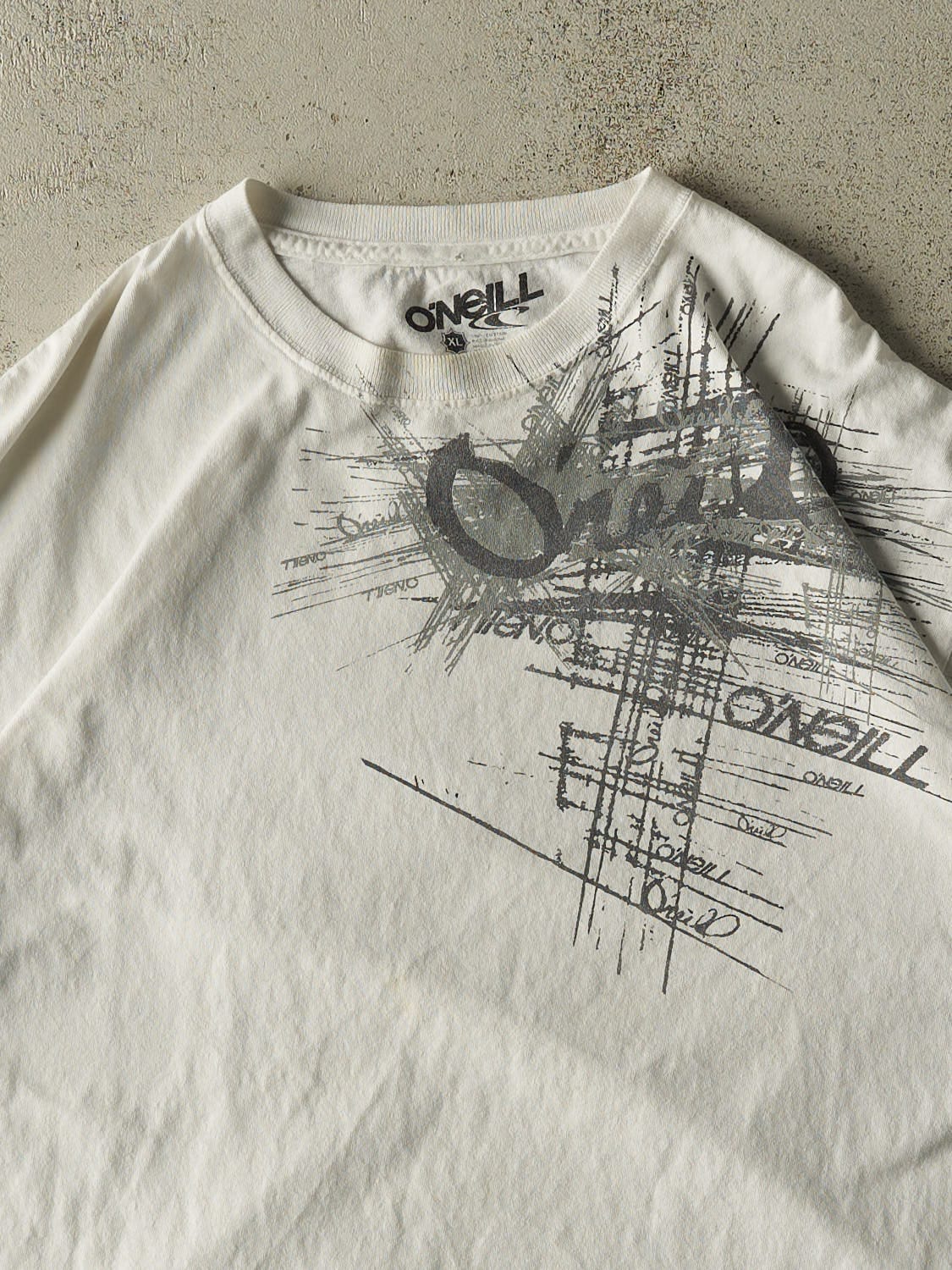 Vintage Y2K White O'Neill Tee (L)