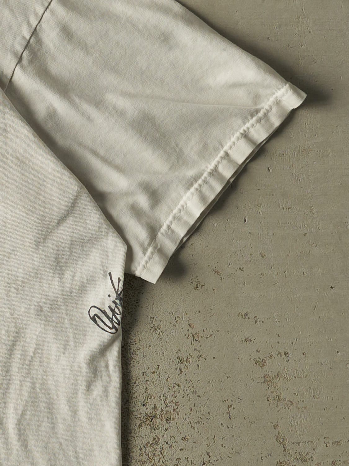 Vintage Y2K White Quiksilver Tee (L/XL)