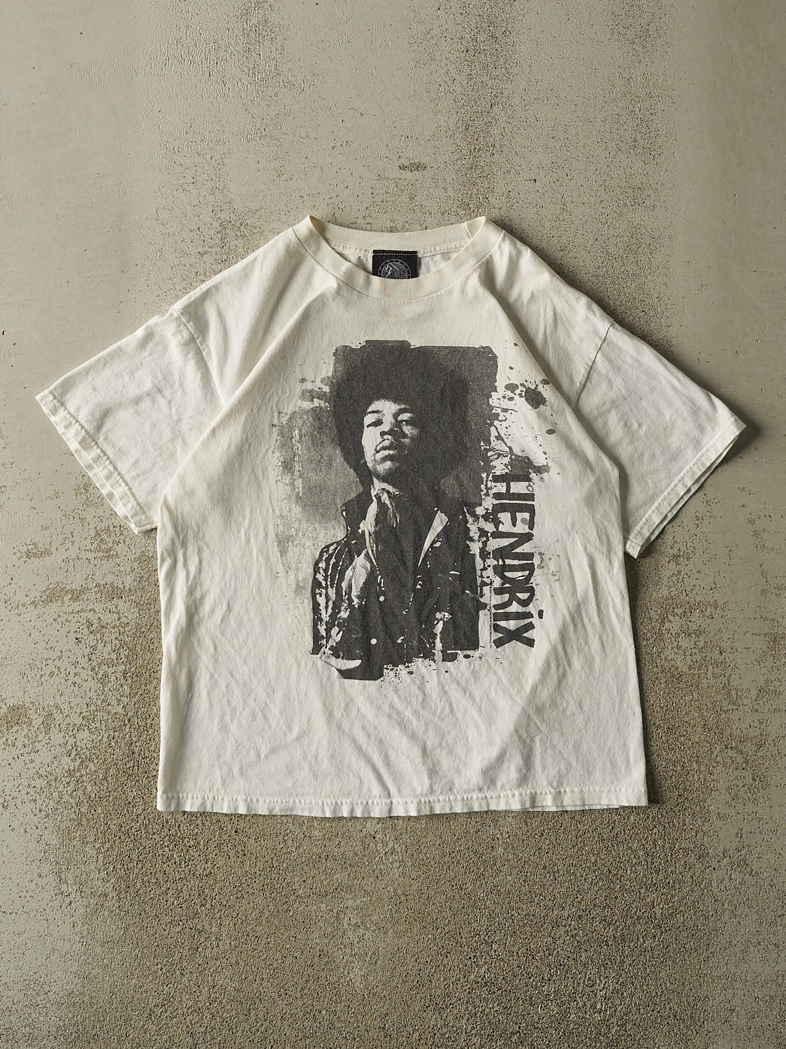 Vintage Y2K White Jimi Hendrix Tee (M)