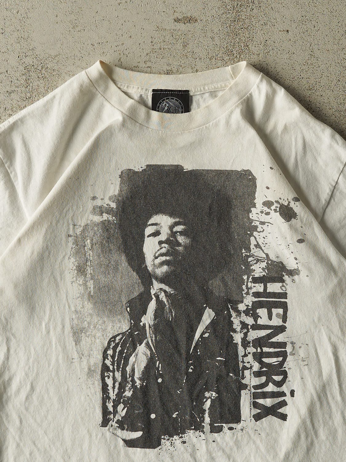 Vintage Y2K White Jimi Hendrix Tee (M)