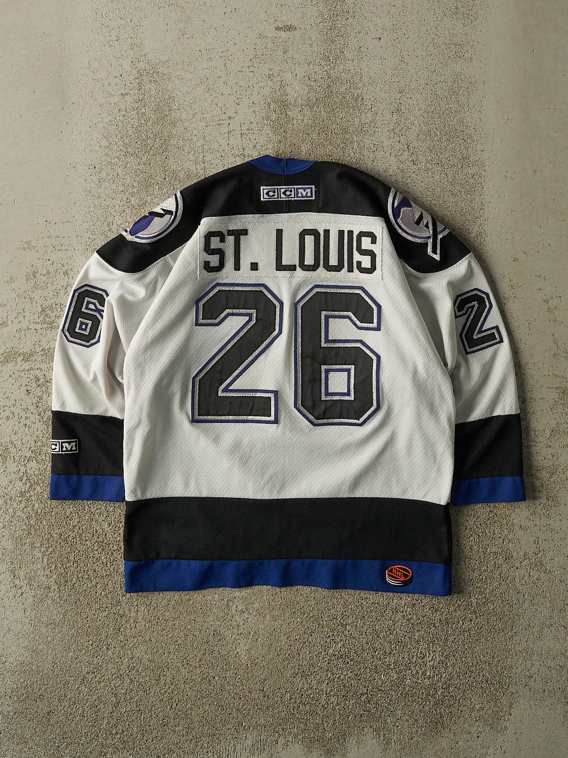 Vintage Y2K White Tampa Bay Lightning #26 Martin St. Louis Jersey (S)
