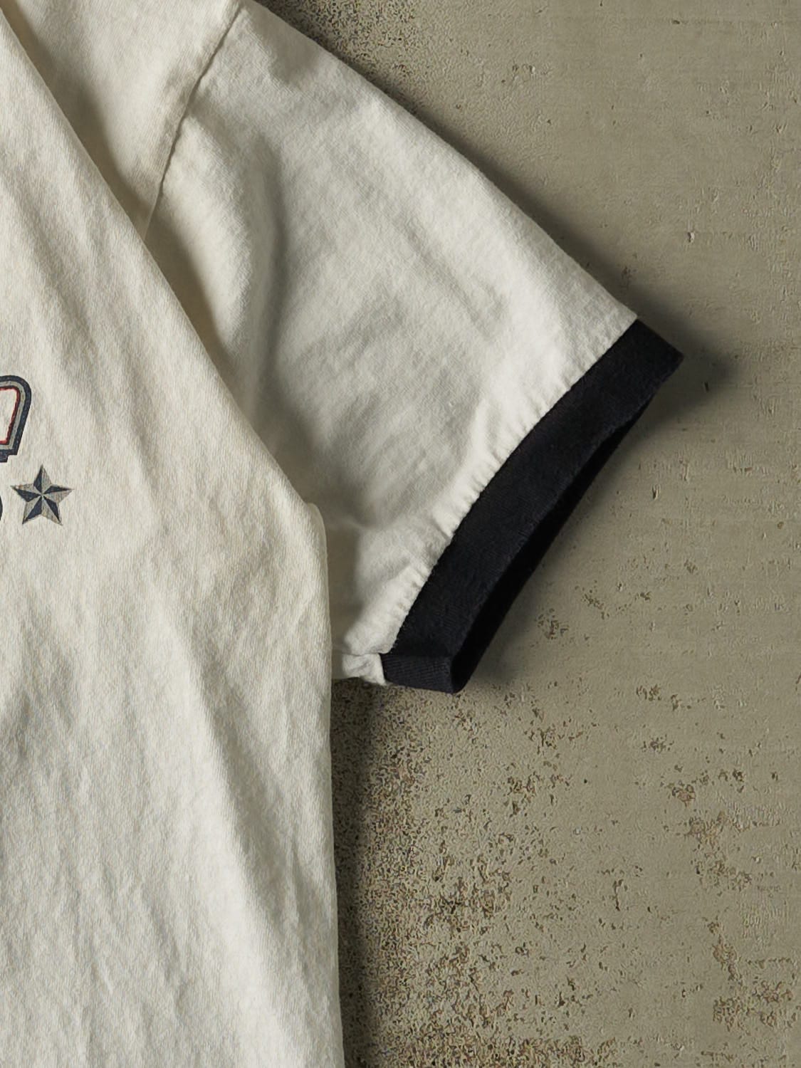 Vintage 04' White New England Patriots Super Bowl Champions Tee (M/L)