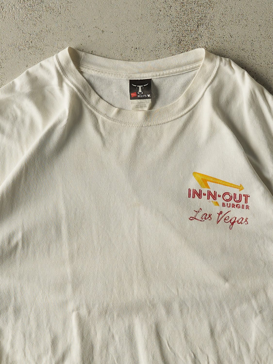Vintage 07' White In 'N' Out Burger Las Vegas Tee (XL/XXL)