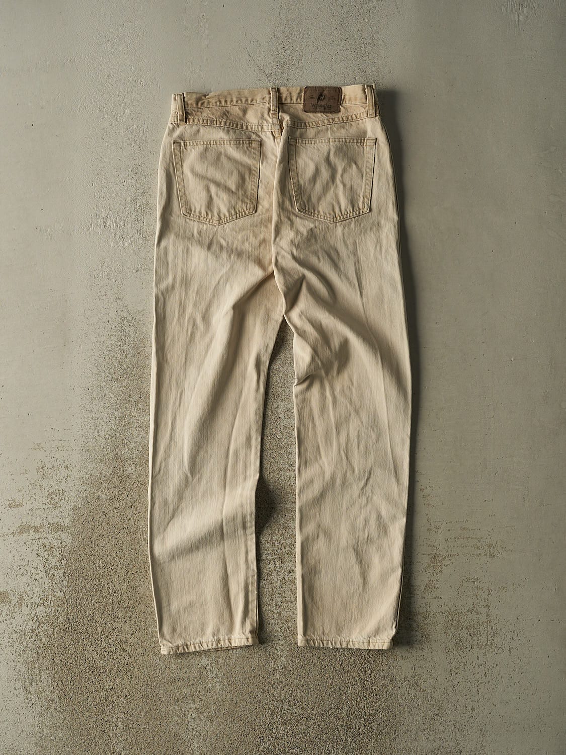 Vintage 90s Beige Wrangler Denim Pants (31x33)