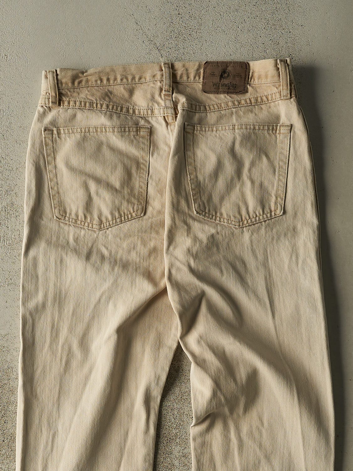 Vintage 90s Beige Wrangler Denim Pants (31x33)