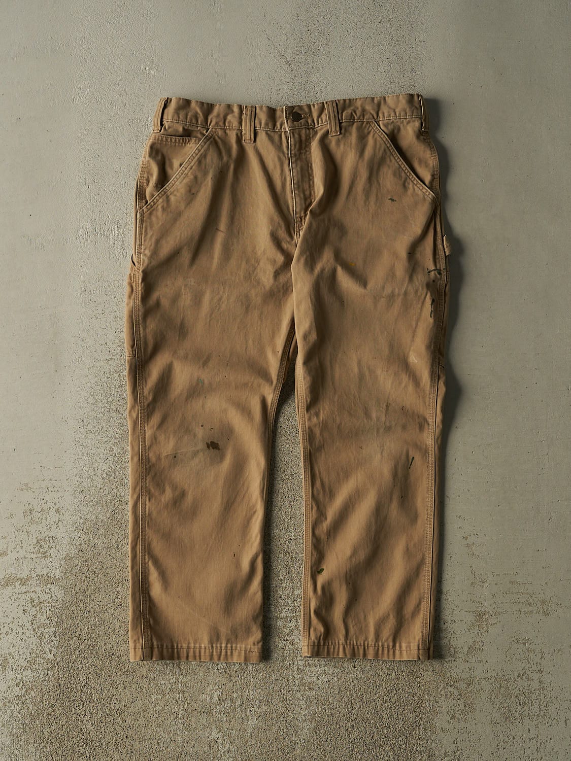 Vintage 90s Beige Carhartt Carpenter Pants (36x27.5)