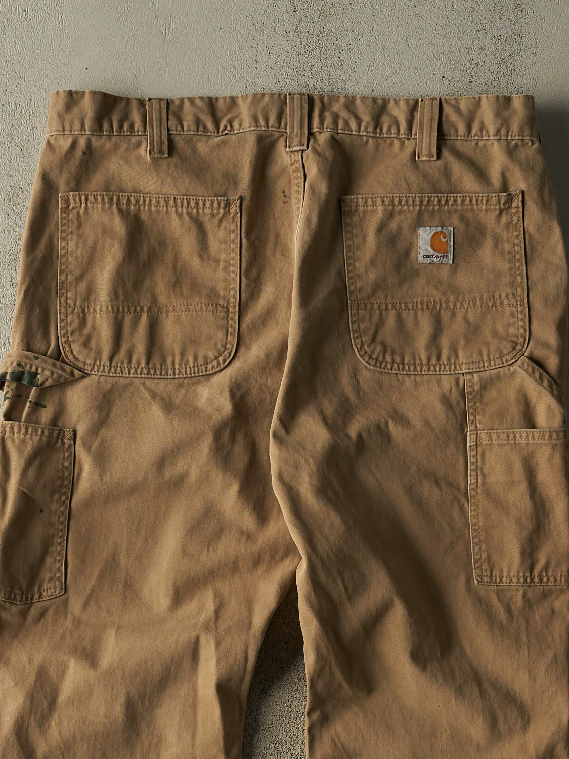 Vintage 90s Beige Carhartt Carpenter Pants (36x27.5)