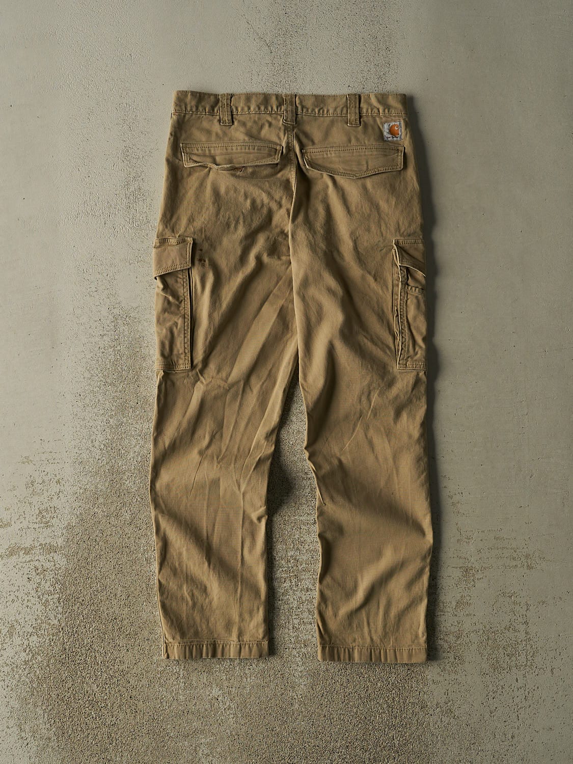 Vintage Y2K Beige Carhartt Utility Cargo Work Pants (32x30.5)