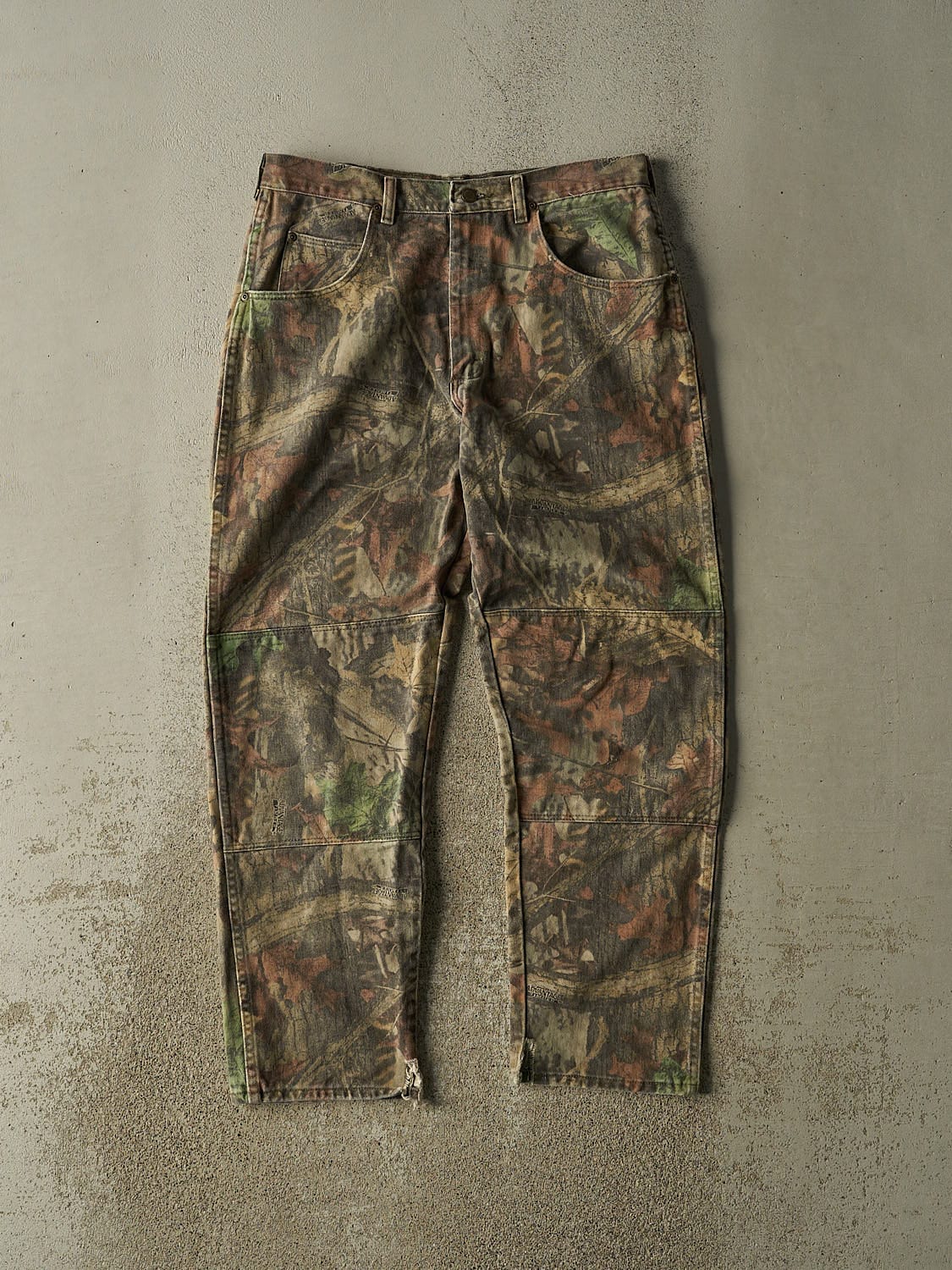 Vintage 90s Camo Wrangler x Advantage Denim Pants (34x30.5)
