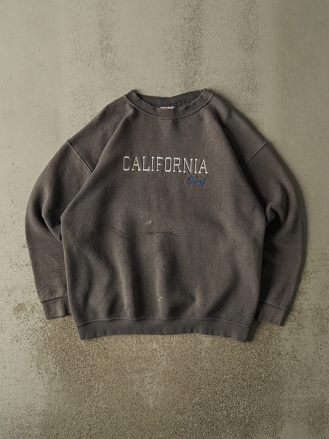 Vintage 90s Grey California Surf Crewneck (XL)