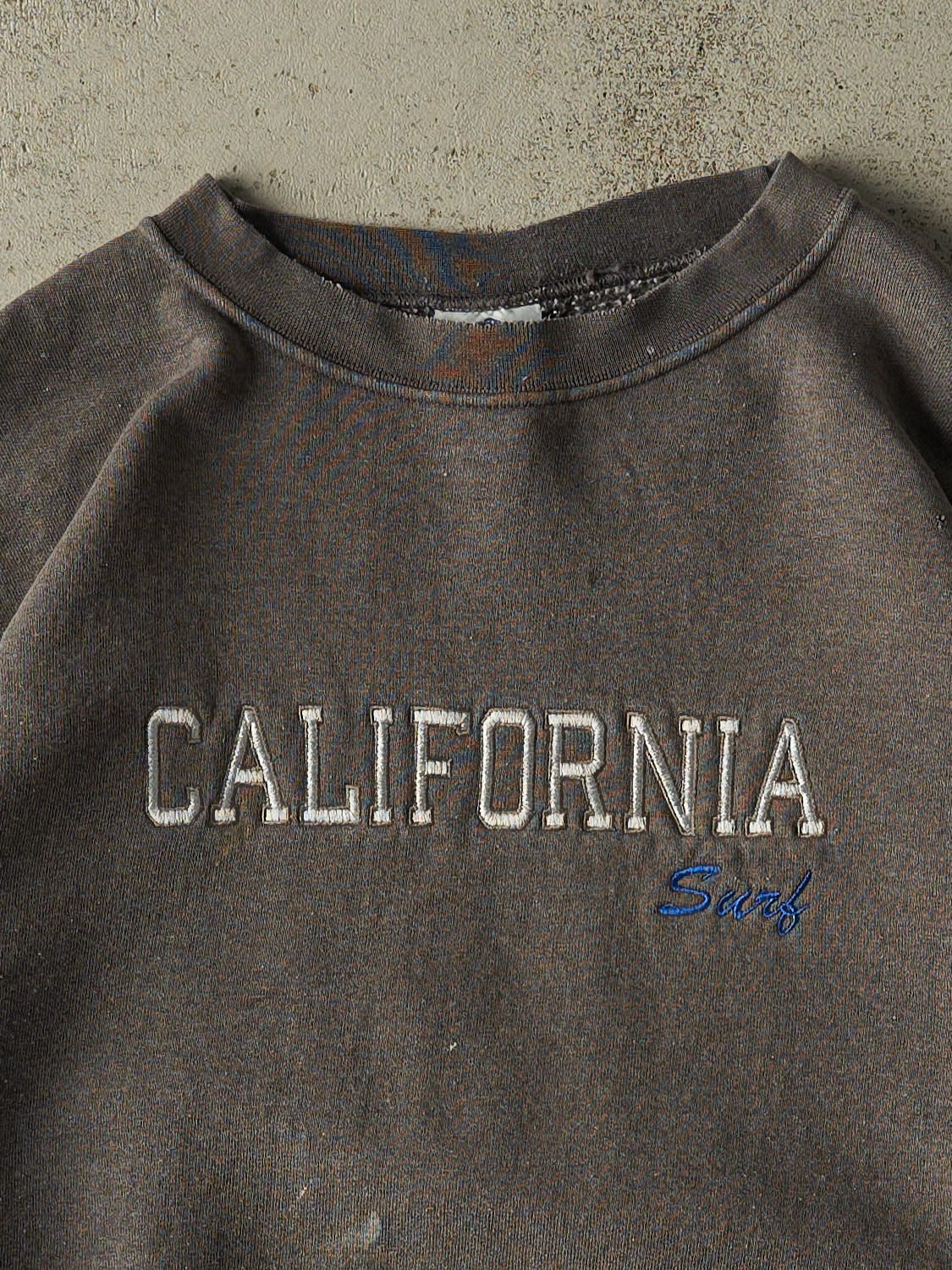 Vintage 90s Grey California Surf Crewneck (XL)