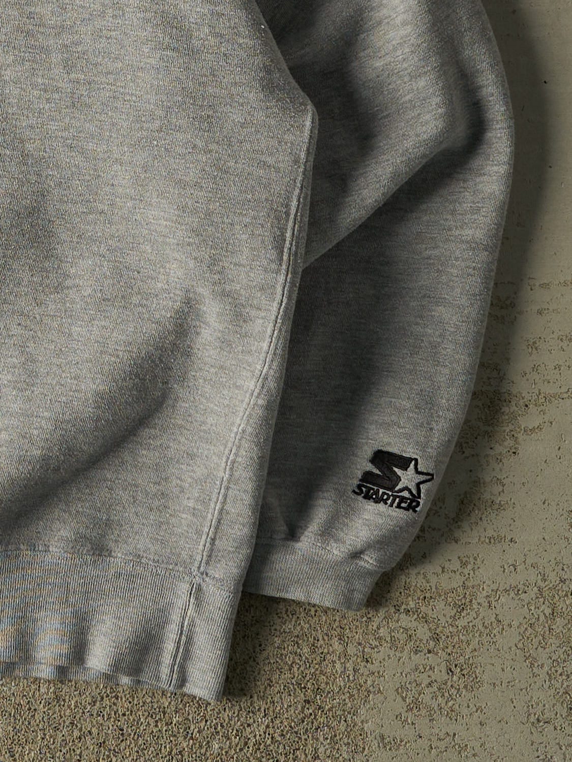 Vintage 90s Grey Los Angeles Dodgers Starter Embroidered Crewneck (L/XL)