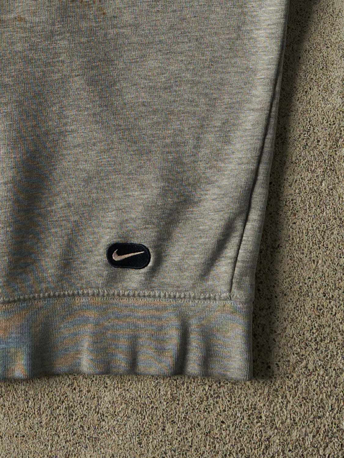 Vintage Y2K Grey Nike Athletics Zip Up Hoodie (S)