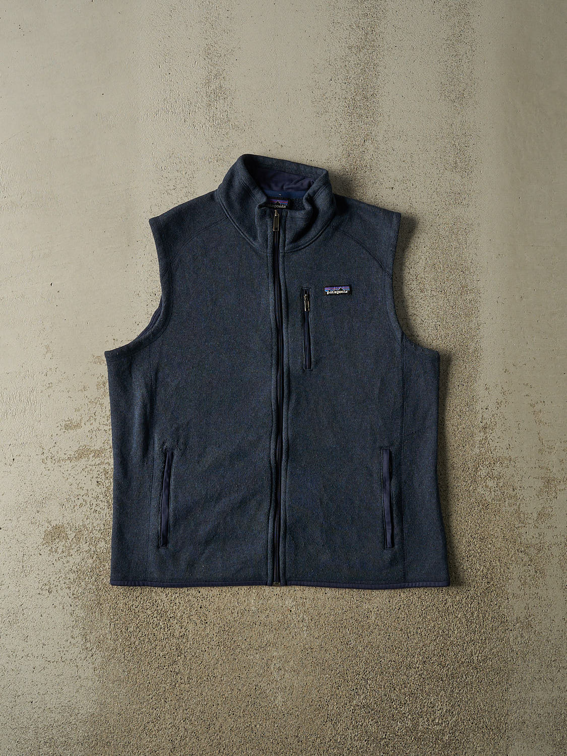 Vintage Y2K Navy Blue Patagonia Vest (M)