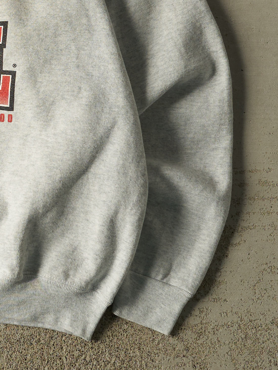 Vintage 00' Heather Grey University of Wisconsin Badgers Rosebowl Crewneck (XL/XXL)