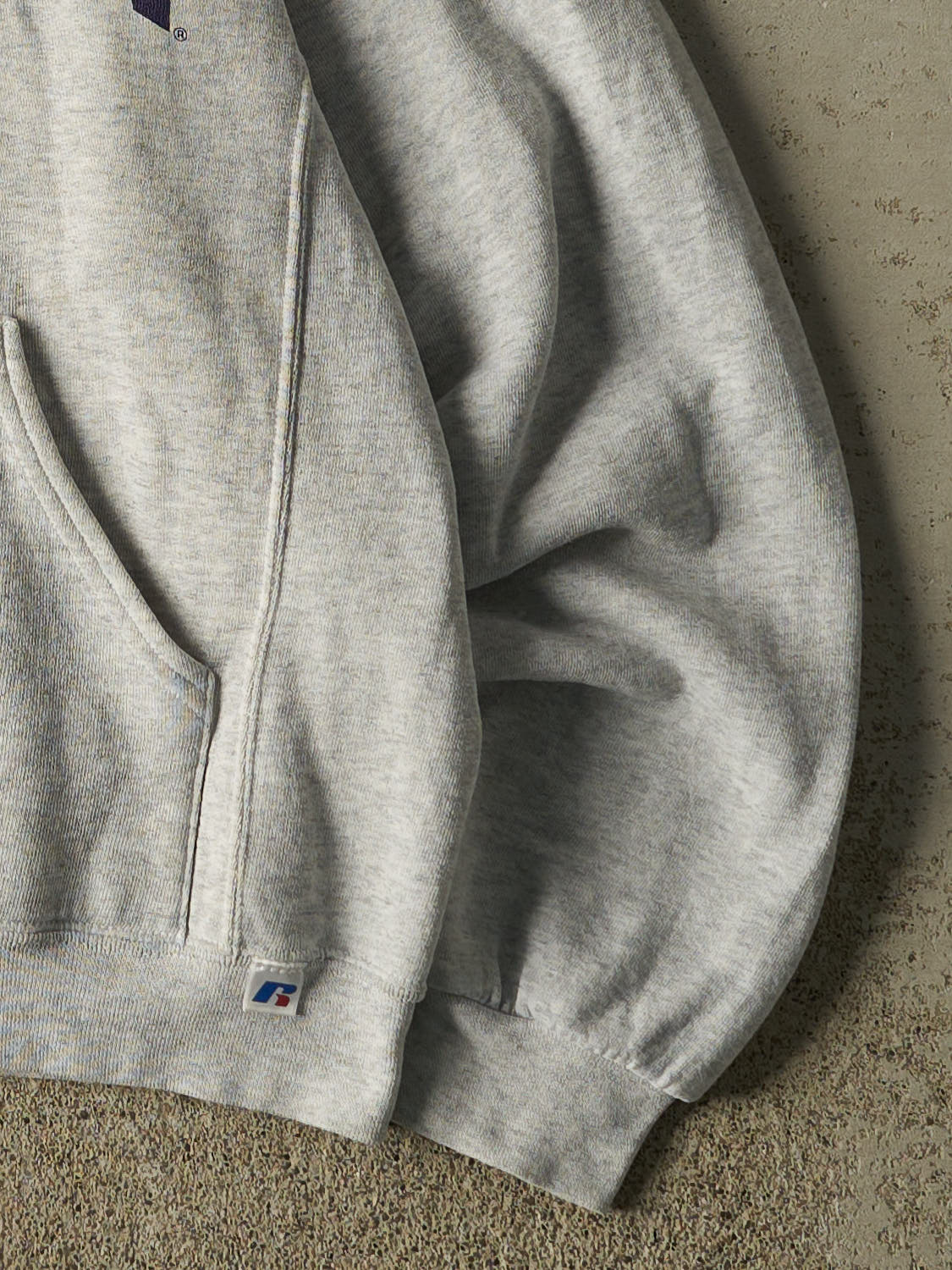 Vintage Y2K Heather Grey Russell Athletic Clemson Hoodie (M)