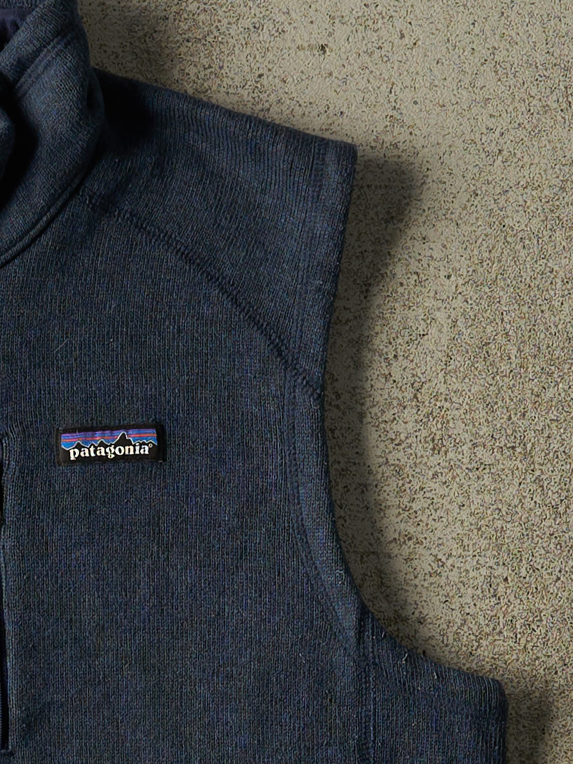 Vintage Y2K Navy Blue Patagonia Vest (M)