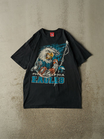 Vintage Y2K Black Philadelphia Eagles Tee (XL/XXL)
