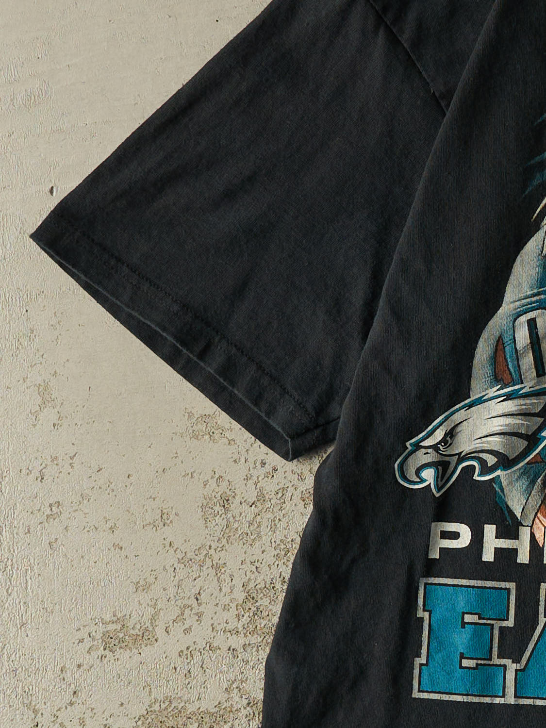 Vintage Y2K Black Philadelphia Eagles Tee (XL/XXL)
