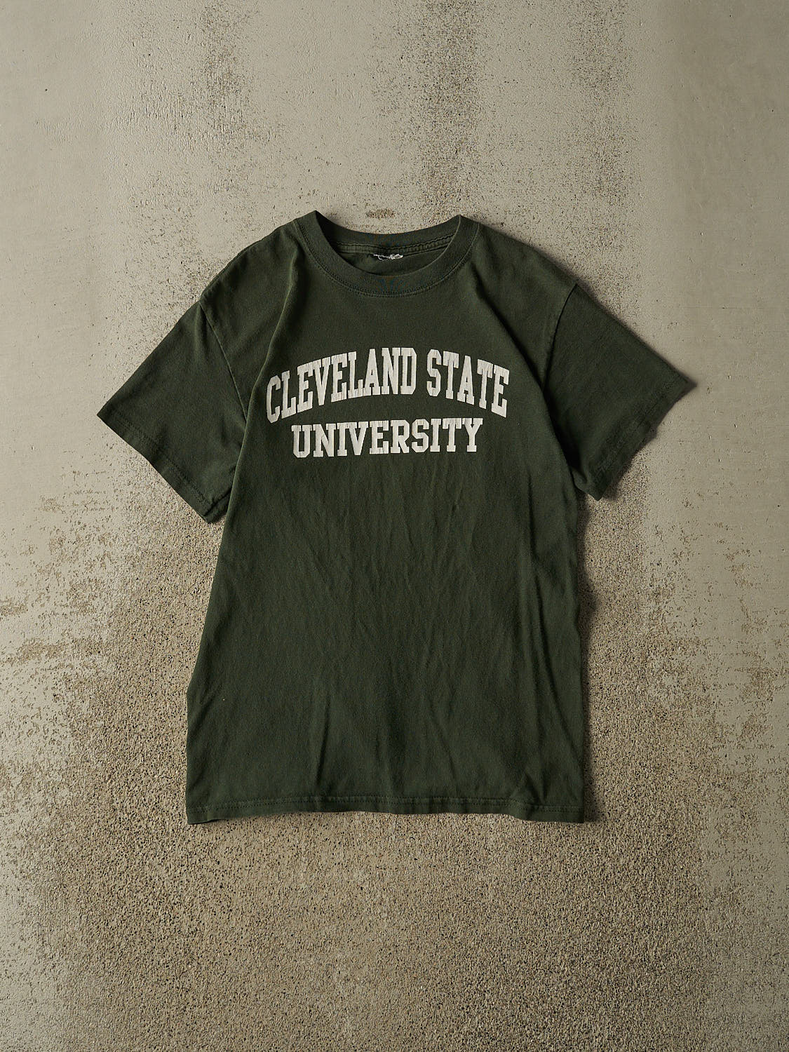 Vintage Y2K Green Cleveland State University Tee (XS/S)
