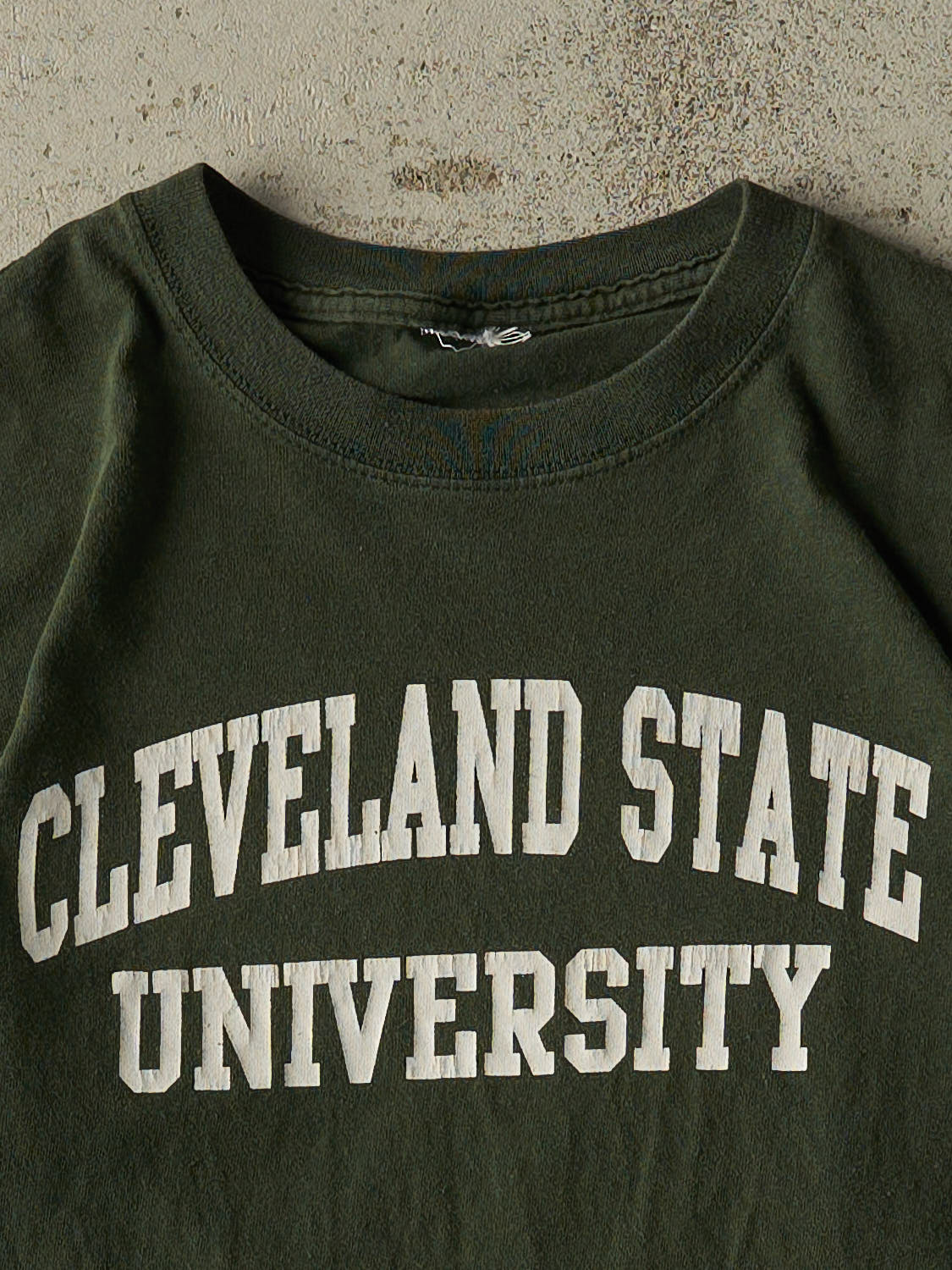Vintage Y2K Green Cleveland State University Tee (XS/S)