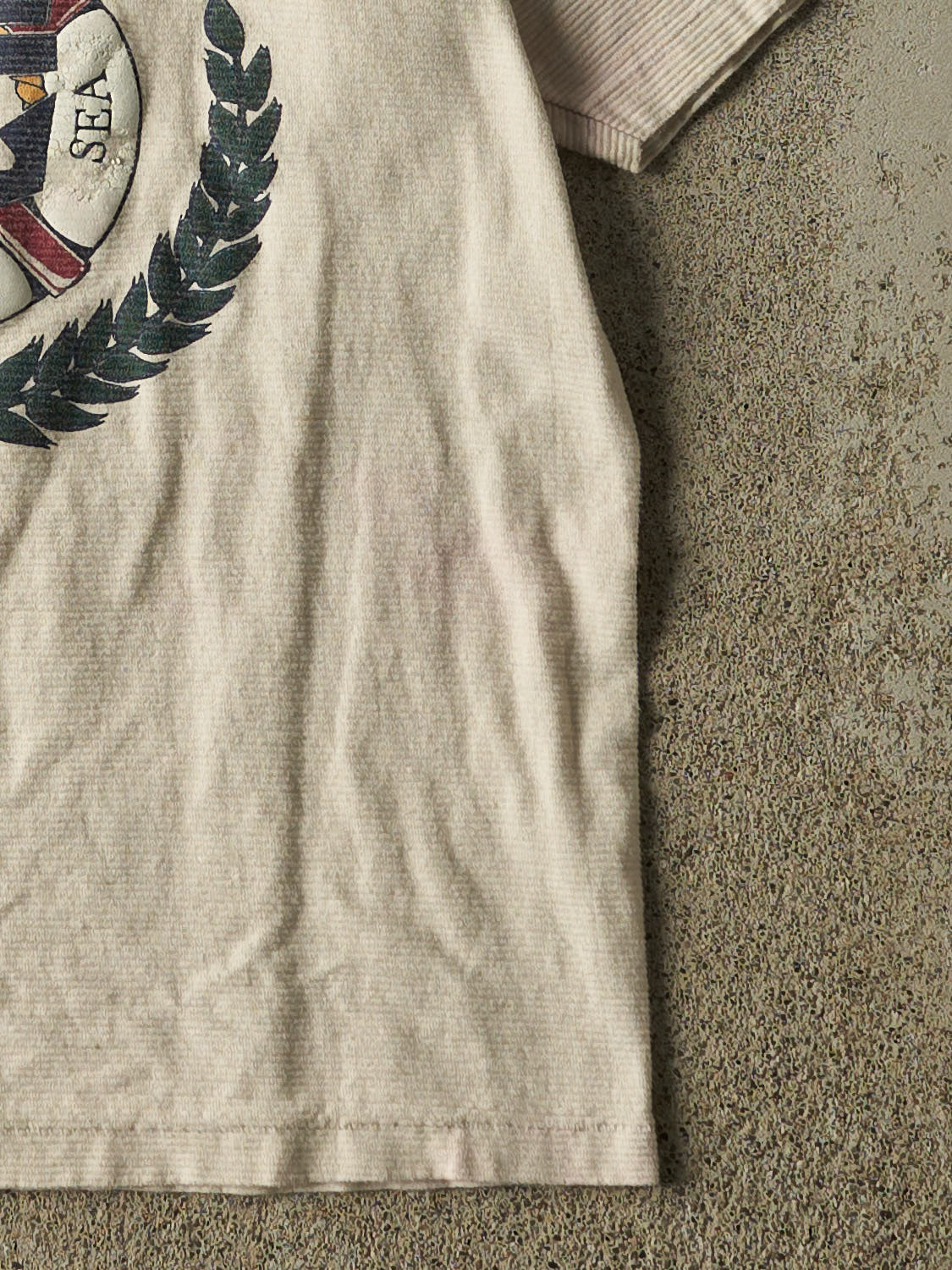 Vintage 90s Beige Monarch of the Sea's Tee (M)